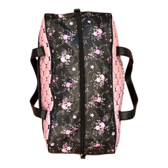 Luv Betsey by Betsey Johnson Quilted Floral Weekender Duffel Bag - Picture 6 of 15